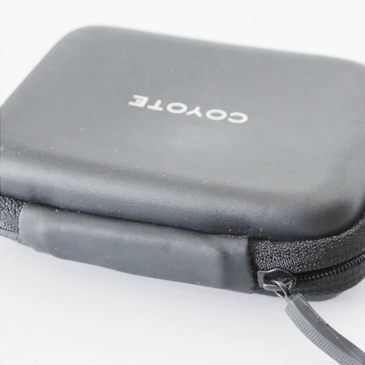 OEM zipper hard closure eva camera pouch case with cutout foam