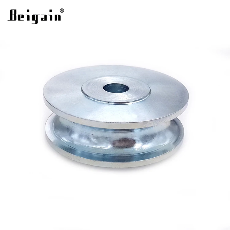 High Precision Custom Made CNC Turning Machined Parts Stainless Steel Round Belt Drive Pulley