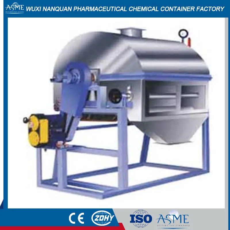 ASME Chemical Drum Flaker With Cover for drying