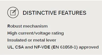 France CQC-639H/2 Apem- Switches - Toggle Switches