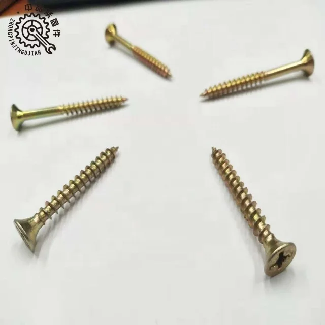 China manufacturer product  chipboard screw galvanized M4/5/6