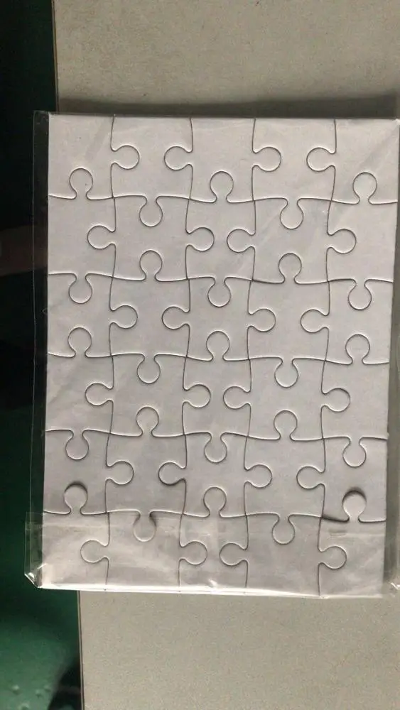 30 pcs Direct Factory Hot Selling Paper Sublimation Blank Jigsaw Puzzle Blanks For Kid Gift