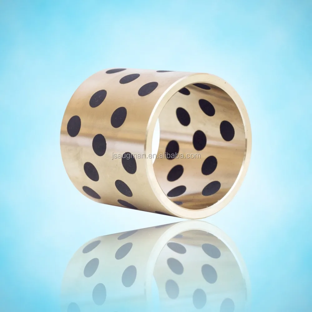 Чугунная полностью смазочная скользящая втулка, Бронзовый подшипник для автозапчастей, твердая смазка, инкрустированный подшипник