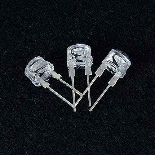 Super Bright 8mm Straw Hat Diode 0.25w 0.5W White Light 120 Degrees LED Lamp to DIp Chip Led