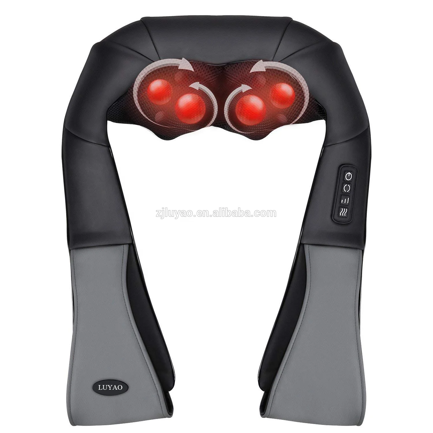 Luyao Amazon best seller 4D roll deep tissue shiatsu neck shoulder machine massager