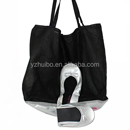 Rolly плоские-Женские Складные портативные туфли-лодочки на плоской подошве с сумкой для переноски