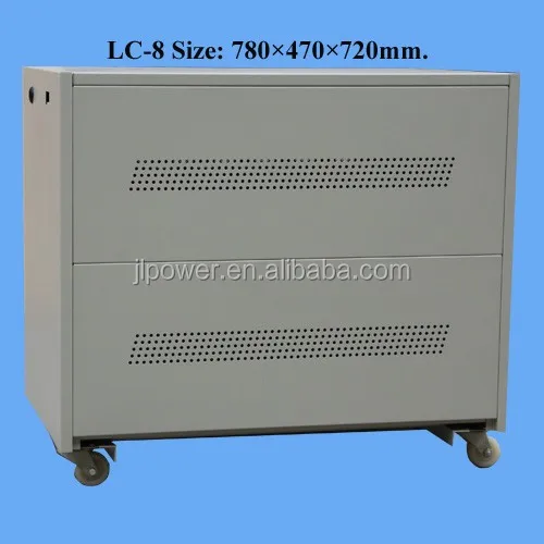 LC-8 battery cabinet for solar/UPS system, can easy move.