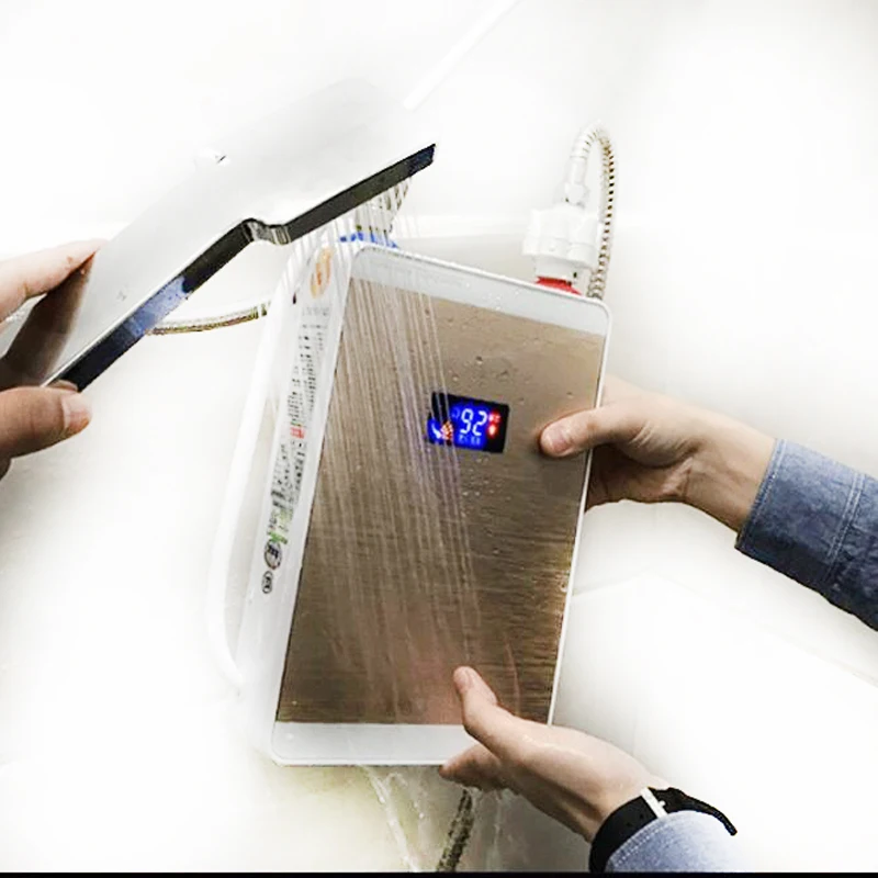 Zhongshan mini instant electric water heater vertical shower Anlabeier brand