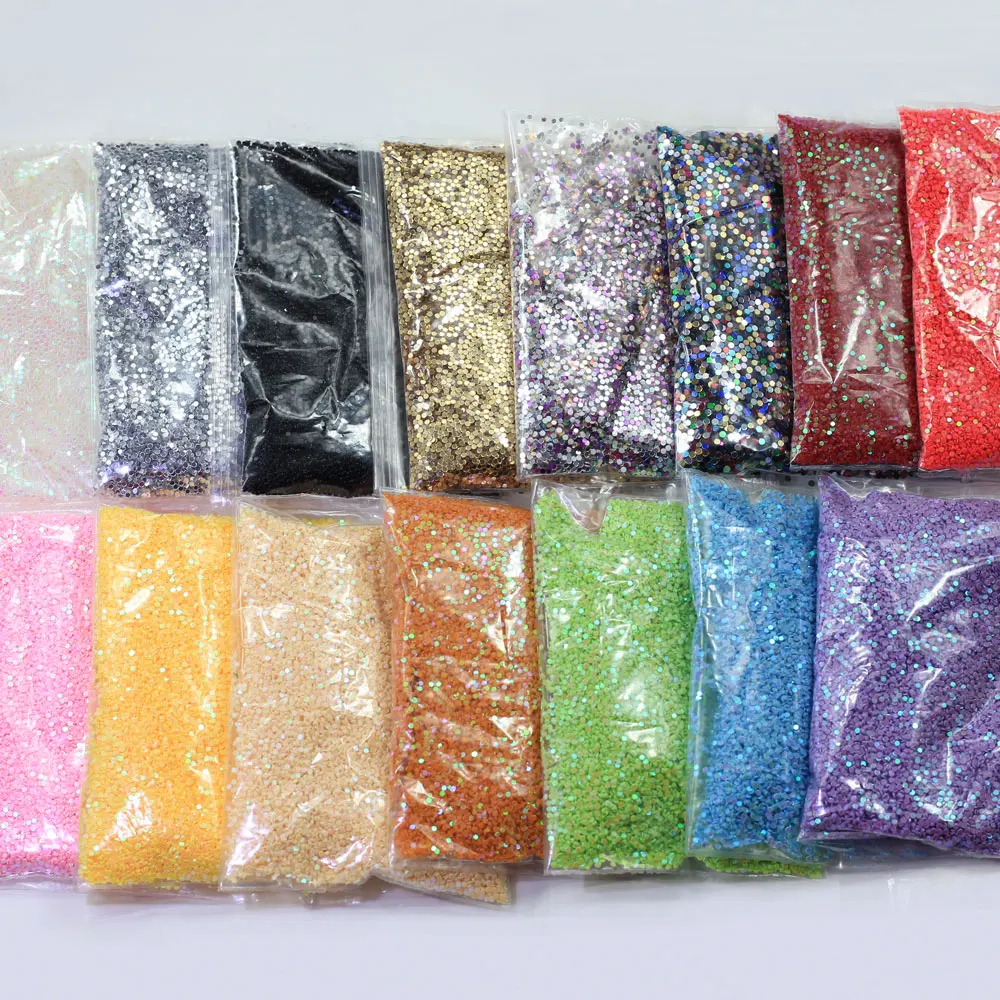 1mm Circle Dot Shape Sequin Pvc Flat Loose Sequins Paillettes Party Craft Nail Arts Wedding Decoration Confetti