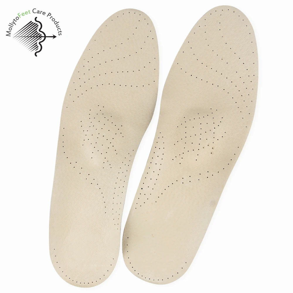 Orthopedic Shoe Insole Arch Support Foot Insoles Leather Orthopedic Insoles