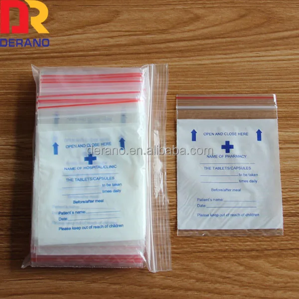 Customized resealable LDPE ZIPLOCK Dispensing Envelope