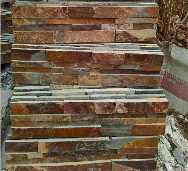 
High Quality Natural Rusty Slate, Culture Stone Wall Panels 