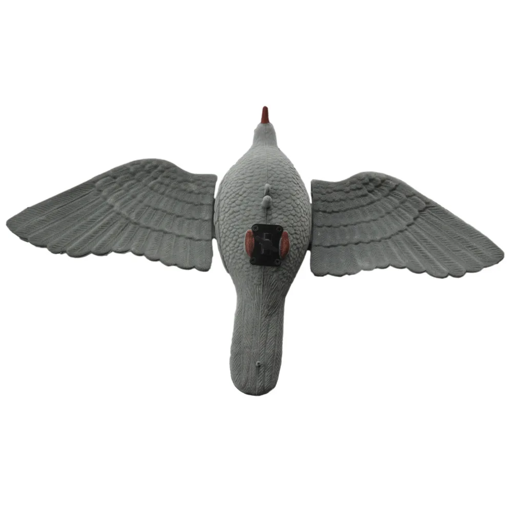Flocked Flying Pigeon Full Body with Bucket for Rotary and Bouncer