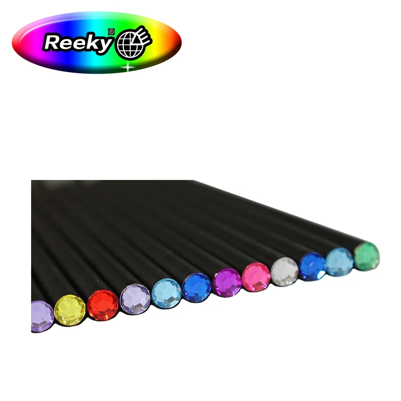 Chinese manufacturer durable diamond black wood pencil in bulk