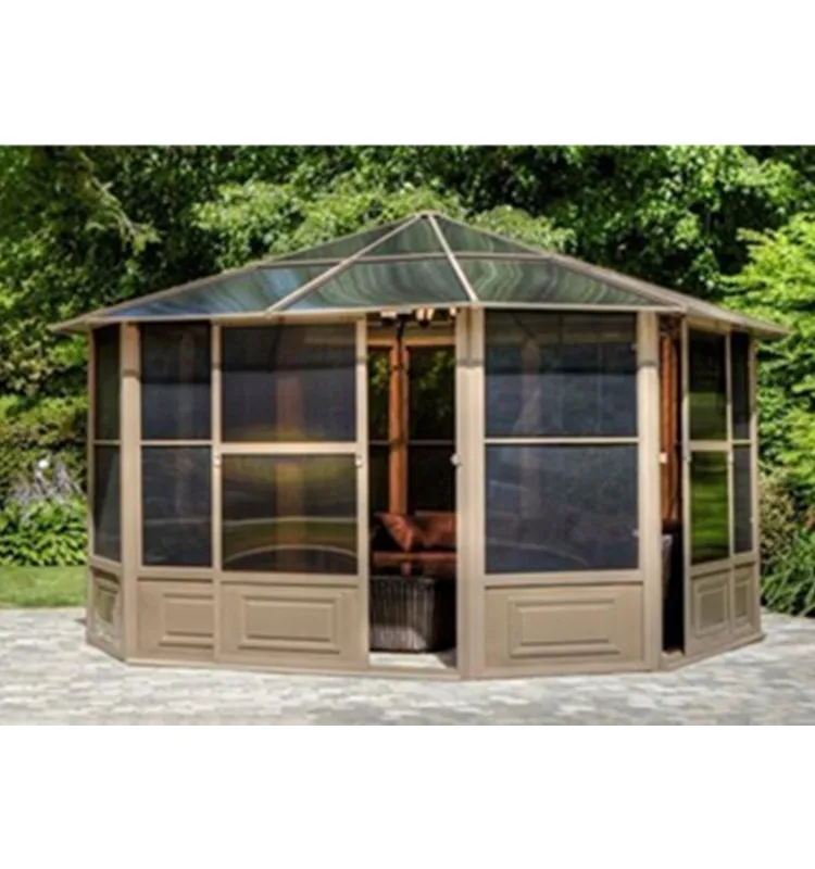 Садовые солнечные комнаты свободная подставка летний домик садовый деревянный солнцезащитный с жалюзи для солнечных комнат