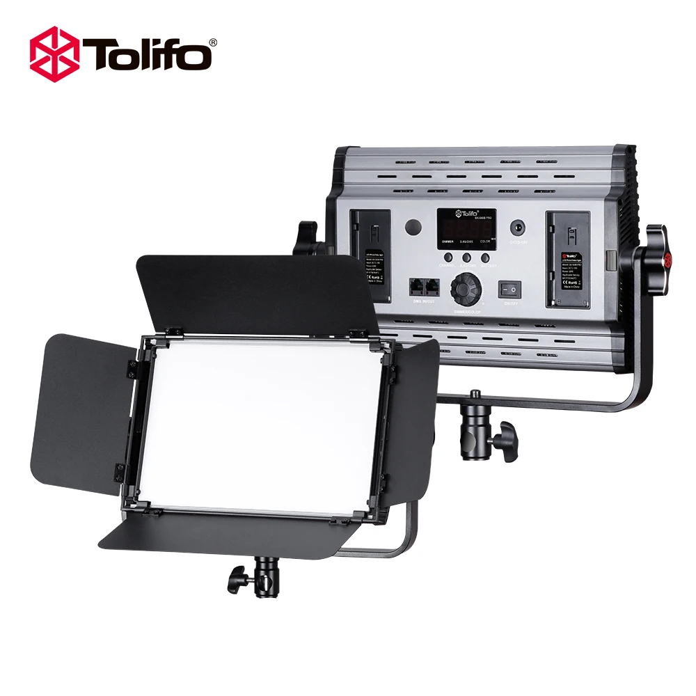 Tolifo 60W Studio Photography Flat Panel LED Video Light Fotografia Studio Equipments LED Light for Video Shooting