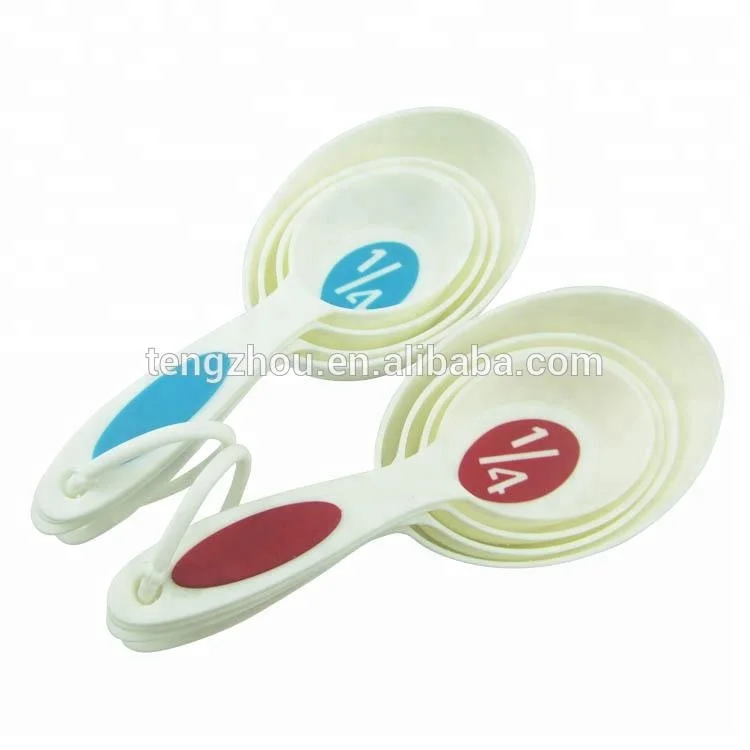 New Style 4pcs Plastic Disposable Measuring Cups Good Quality Food Grade 100ml Capacity Measuring Spoons for Home Use