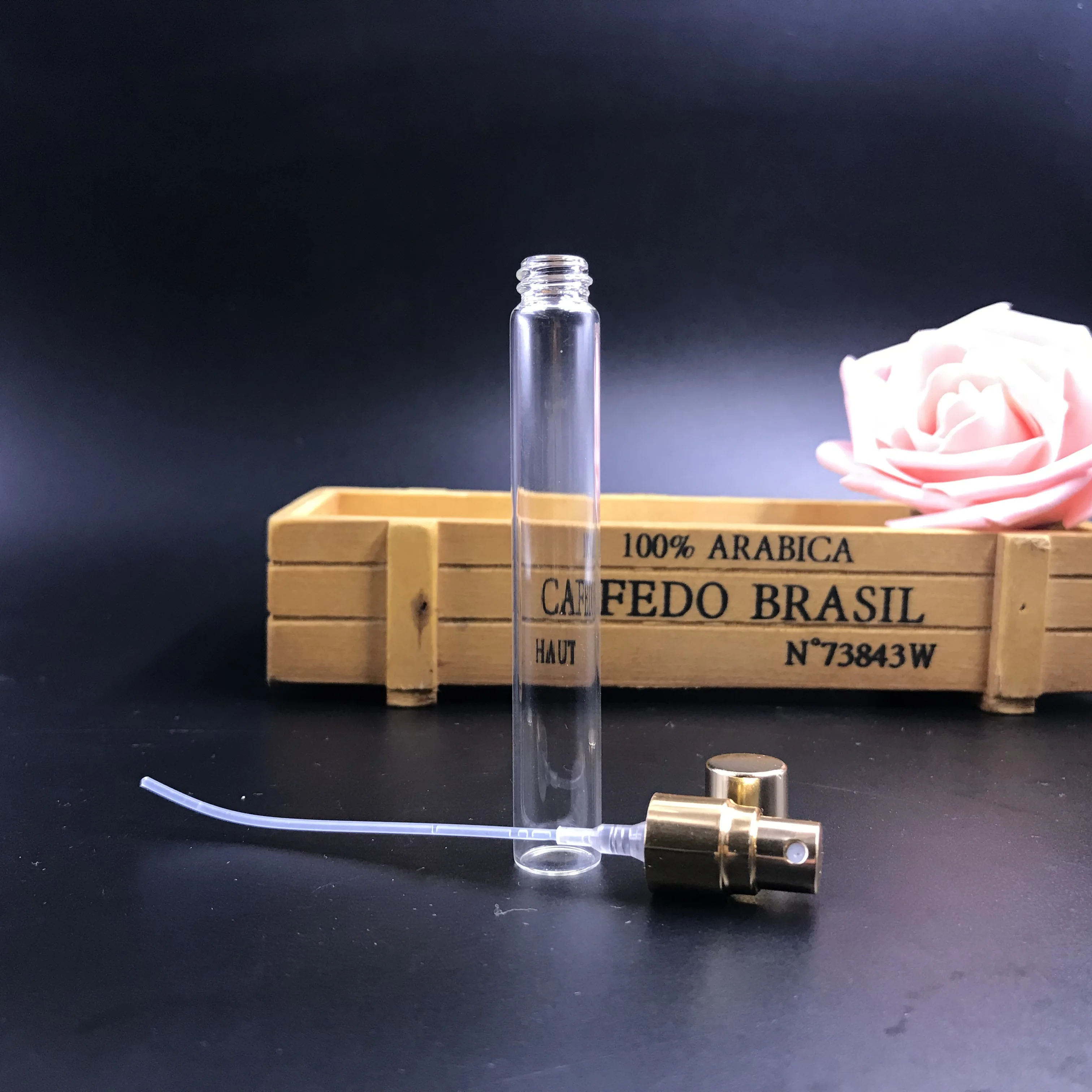 10ml clear  spray perfume empty glass bottles