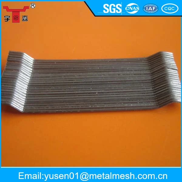 
glued end hook steel fiber for concrete/building material price 
