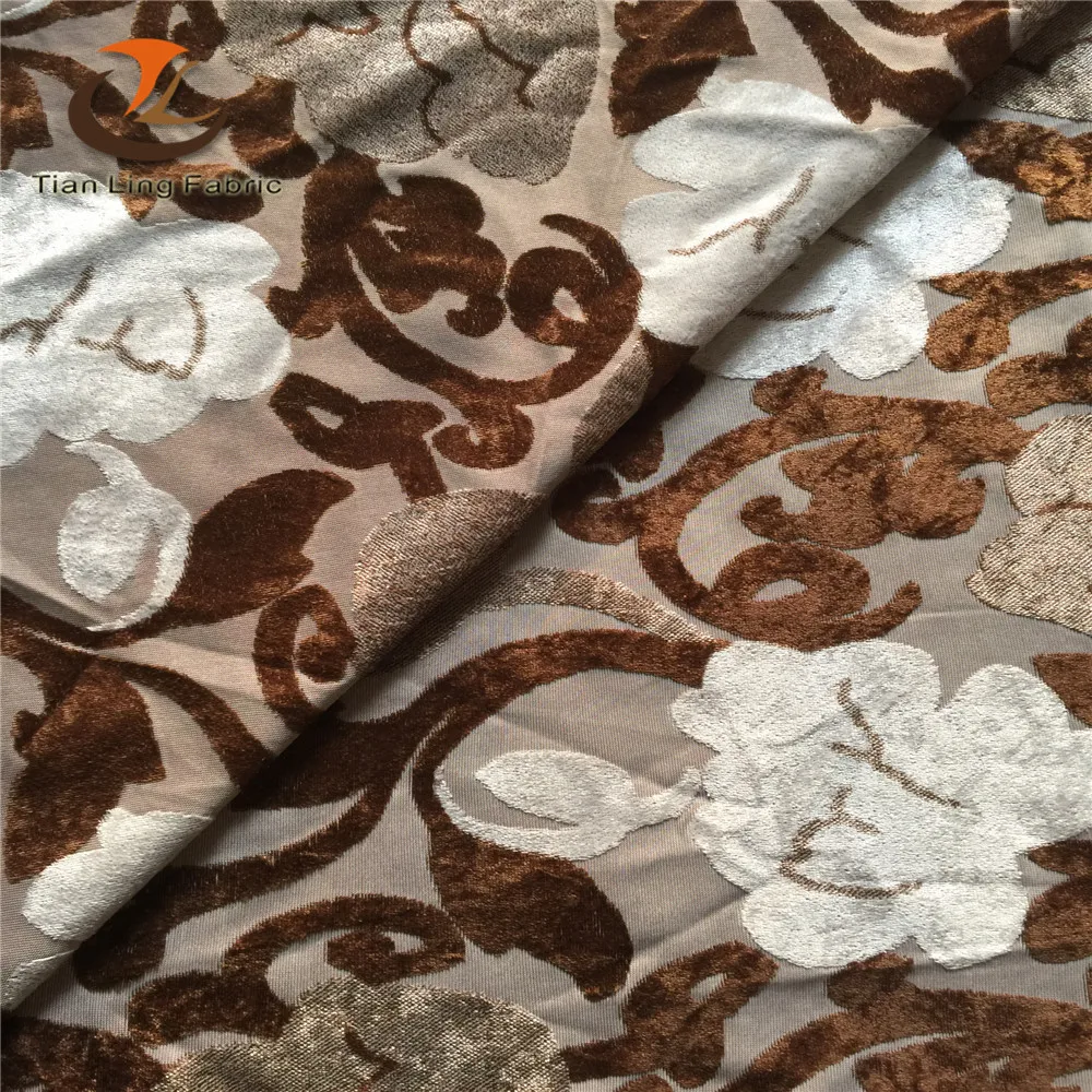 cut shiny velvet upholstery sofa fabric