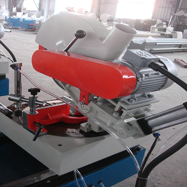 aluminum and UPVC Windows Double Head Cutting Machine