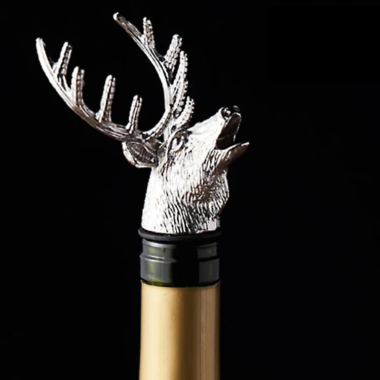 Factory directly stag head pourer and customized deer head wine pourer