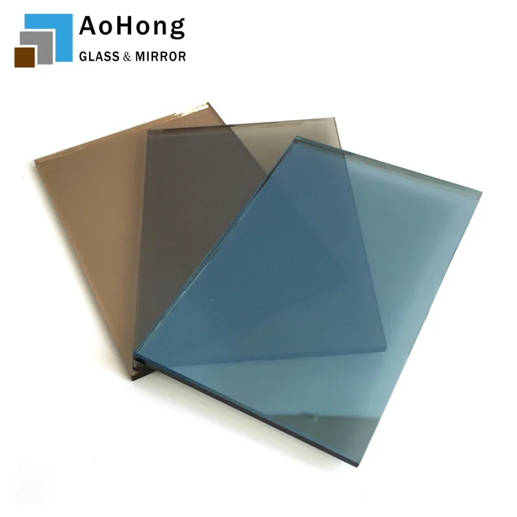 Sky Blue 8mm Ford Blue reflective glass Light blue Coated glass