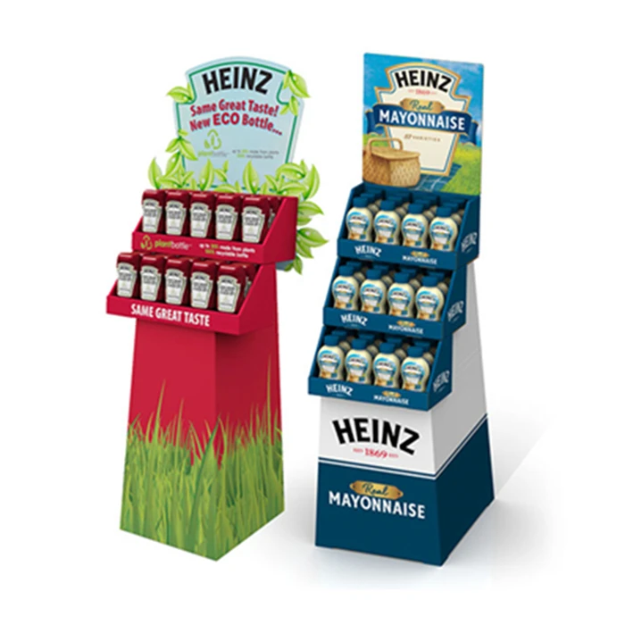 2024 Cardboard Display Stand Free Custom Design Cheaper High Quality Promotion Recyclable Cardboard Display Stand