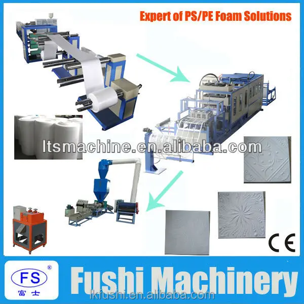 Лоток машина пены eps вынос контейнеров производственной линии