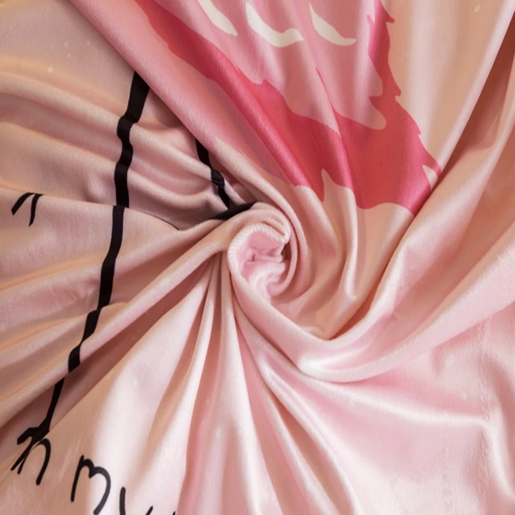 
wholesale ultra soft 100% polyester Long animais printed coral fleece baby or children blanket 