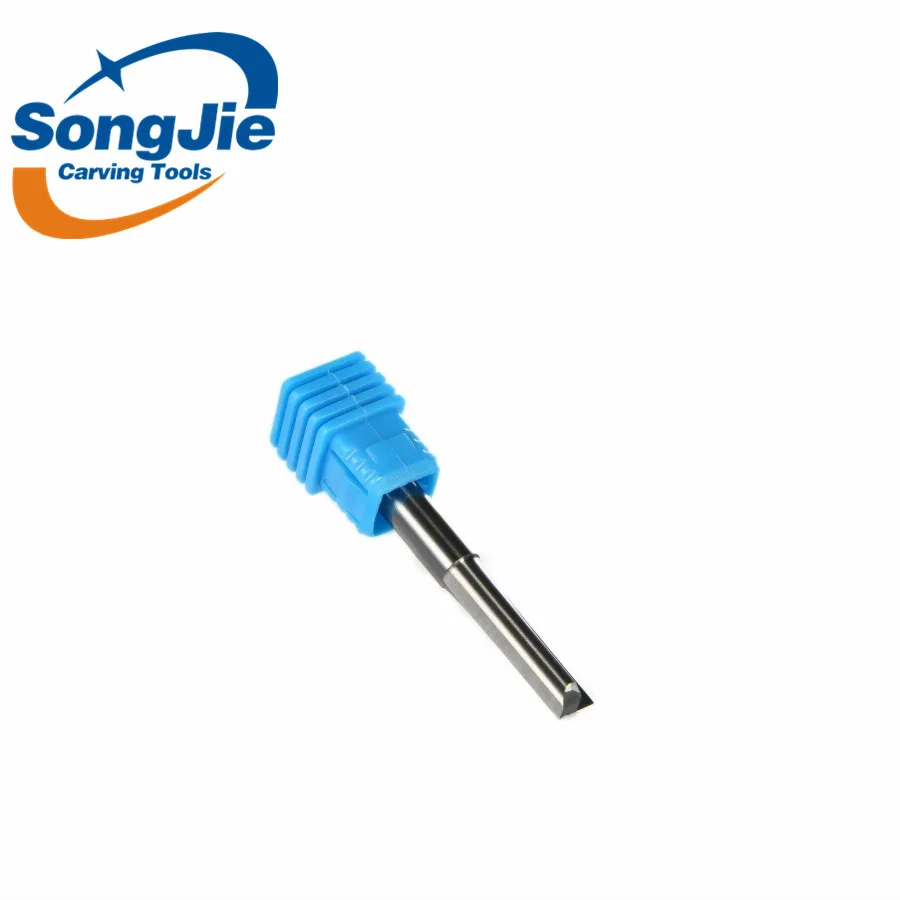 SHK 6mm Double flute straight engraving bits engraving and milling tools with high material