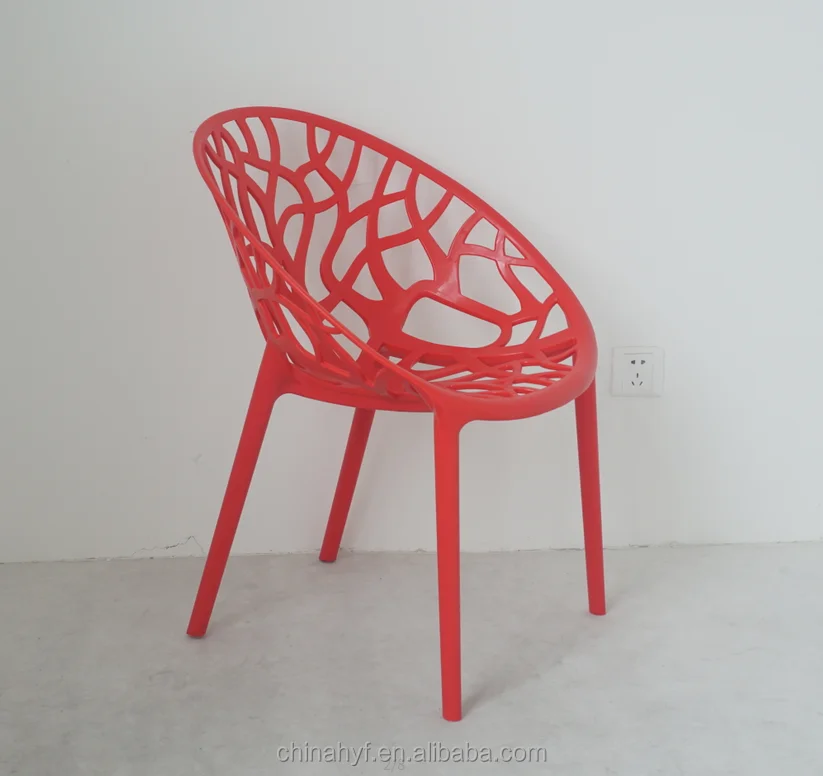 
replica PP plastic stackable dining vegetative chair PP-104A 