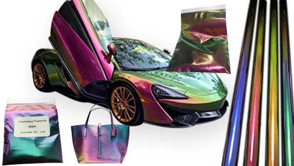 Chameleon pigment coloful ink spray mica powder pigments for car paint