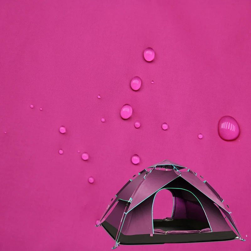 Wholesale Stock 20D 100% Waterproof Material Nylon Plain Weave Matt Ripstop Taffeta Awning Tent Bag Umbrella Outdoor Fabric