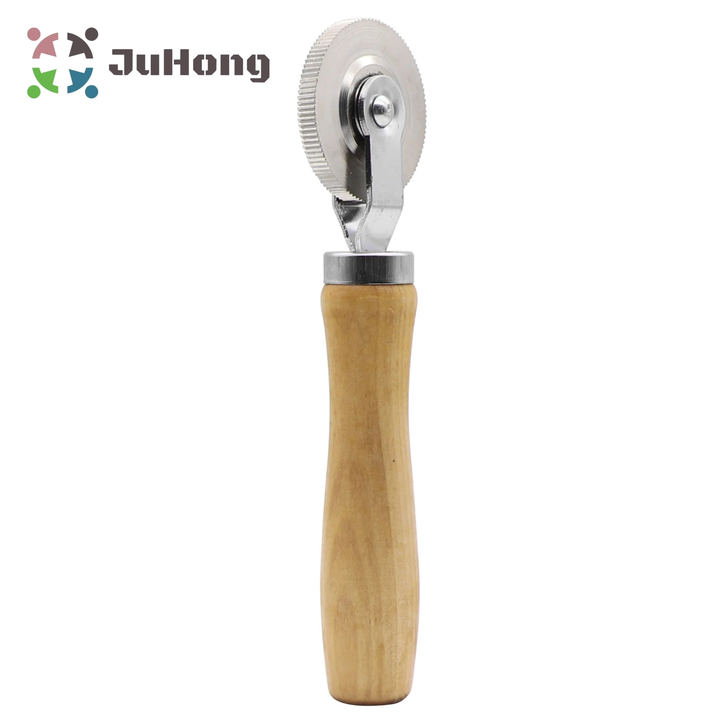 50x6mm Ball Bearing Roller Jumbo Size Wooden Handle Stitcher Tyre Patching Tool for Garage Tire Repair Tools