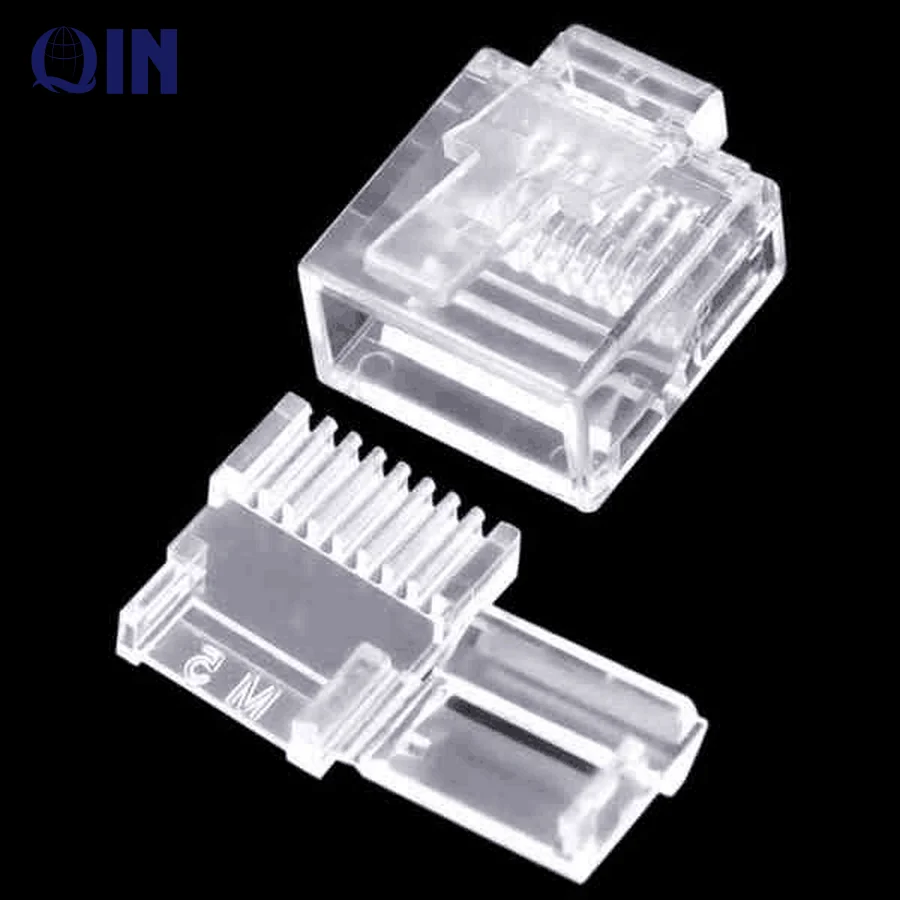 UTP cat6 RJ45 8P8C Short Body male Connector plug with insert