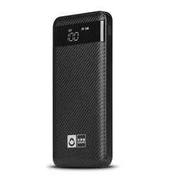 SOSLPAI large capacity li-polymer battery mobile charger power bank 20000 mah 3 usb ports phone custom logo qc3.0 power bank