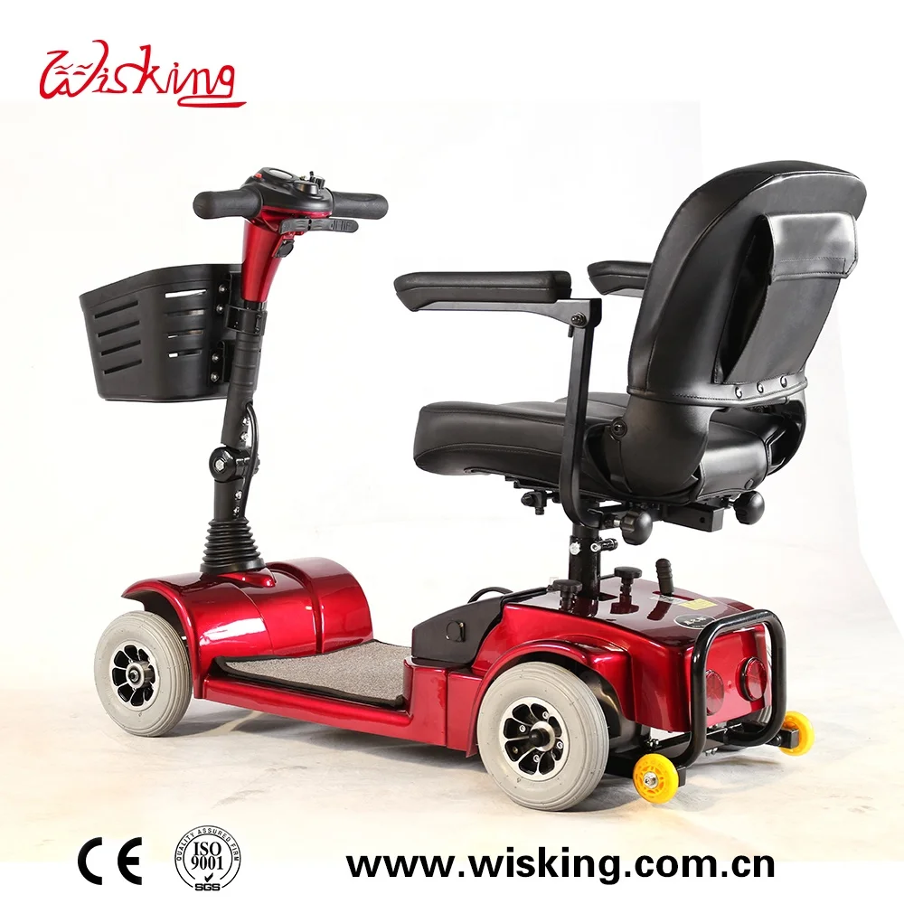 Folding mobility scooter for elderly foldable 4 wheels electric mobility scooters for disabled wisking 4024