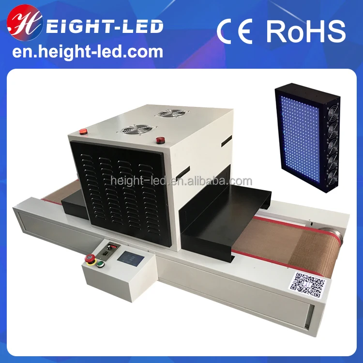 high power uv led curing machine screen printing dryer in conveyor