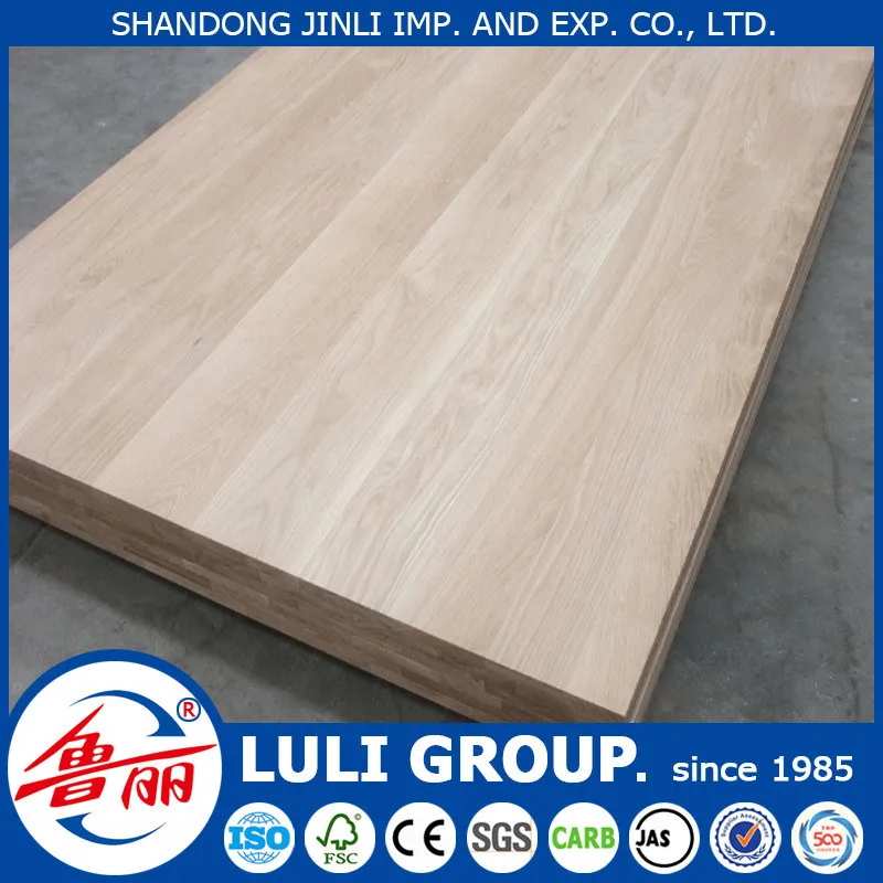 
white oak finger joint board and edge glued board 