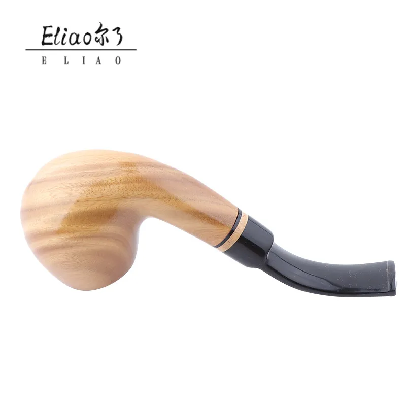 Eliao wholesale Customizable Natural smoking pipe Green Sandalwood Smoking pipe