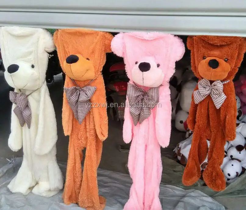 free sample unstuffed bear toys plush bear skin toys cheap plush teddy bear toys