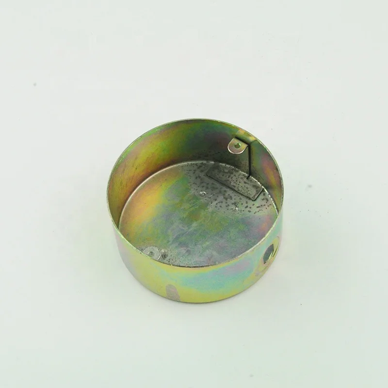 Metal stamping parts 79*36 Pressed Bottom bimetal thermometer parts