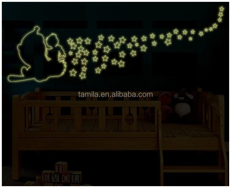 Kids Cartoon Doraemon A dream sticker Glow in dark,