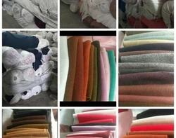 Запас ткани: Смешанная шерстяная однотонная тканая ткань Melton
