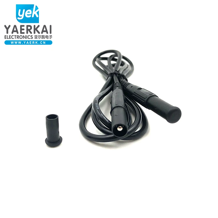  YEARK new design silicone wire 4mm banana plug copper cable test