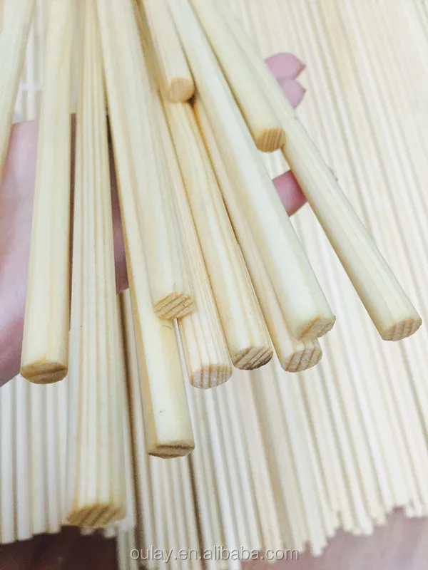 45lbs*9mm*90CM Long Pine Stick Shafts for Traditional Fiberglass Bows