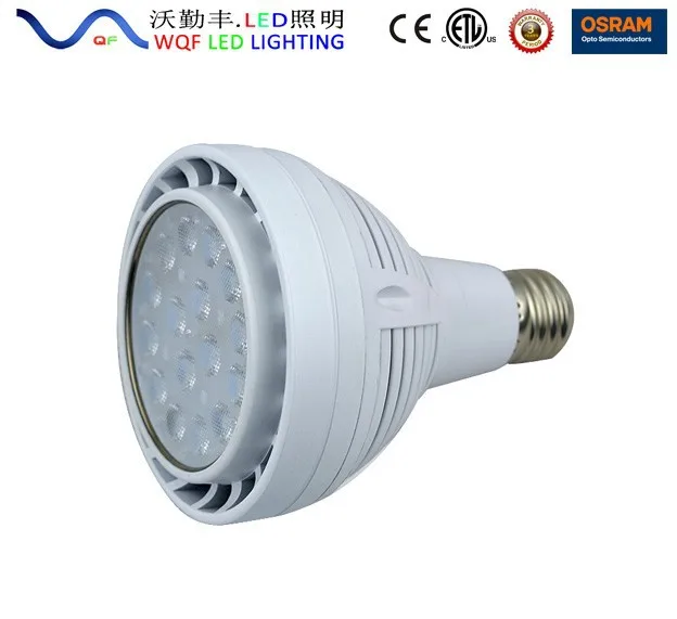 35w * 2 70 Вт двойные насадки коммерческий решетка свет E27 лампочка par30 встраиваемые из светодиодов прожектор светильник