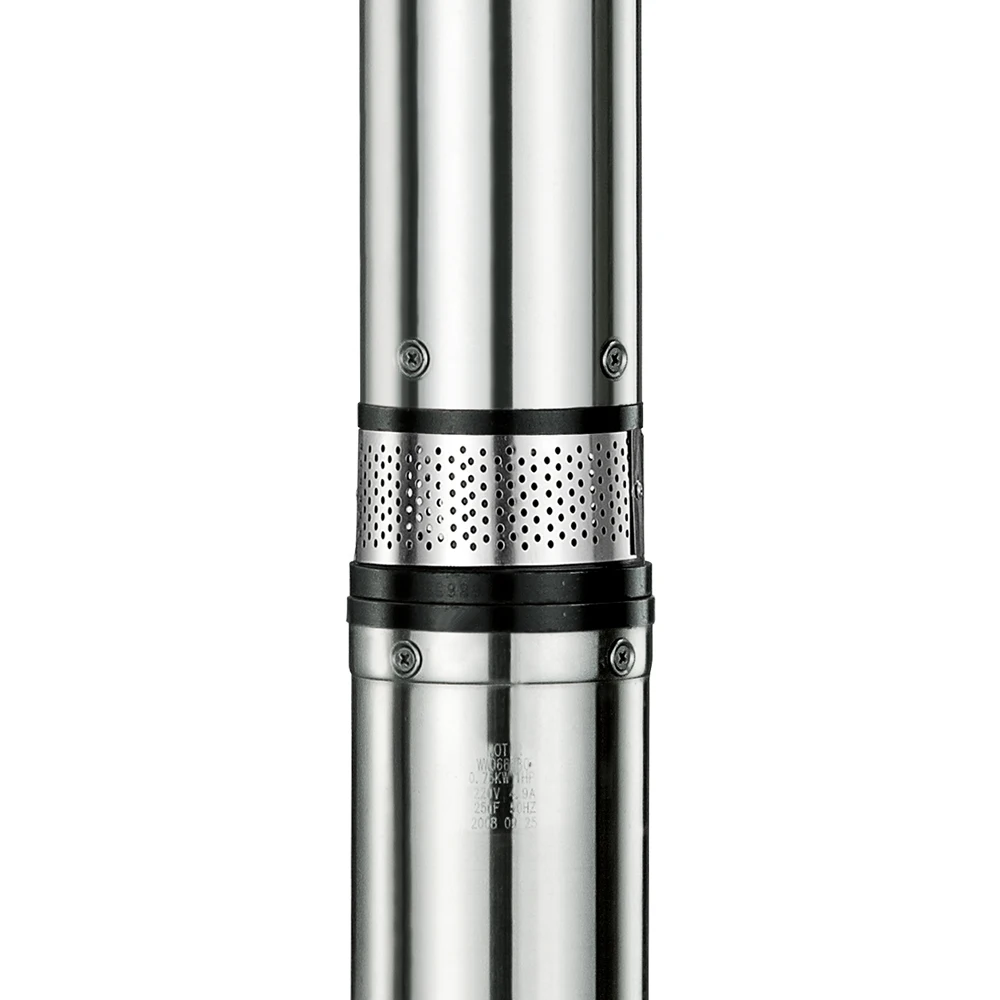 High capacity industrial irrigation 4 inch electric water supply pump multi stage deep well submersible water pump