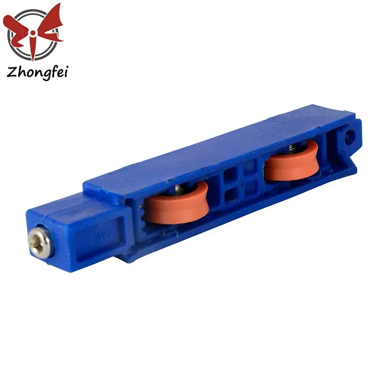 Alloy Nylon Wheel Roller Double U Groove Window Roller Sliding Plastic Door Wheel